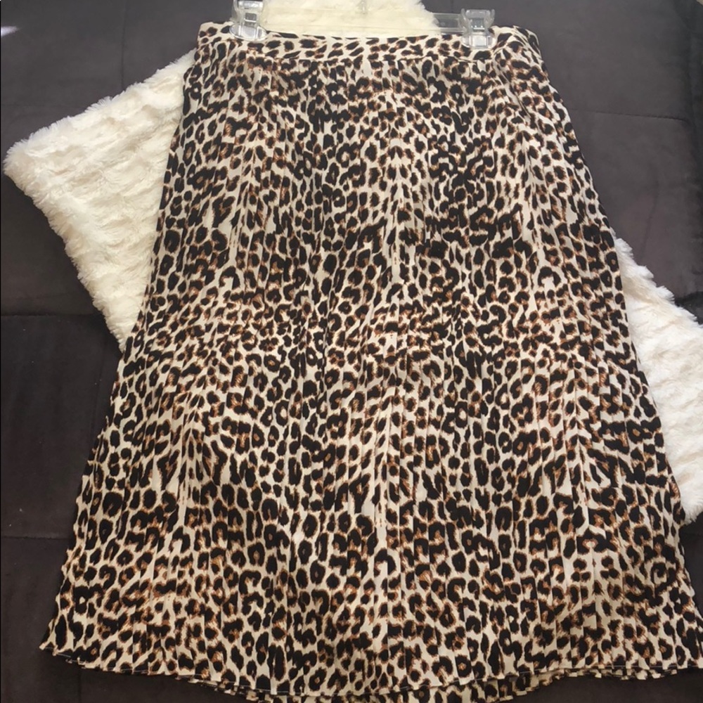Pleated Midi Skirt